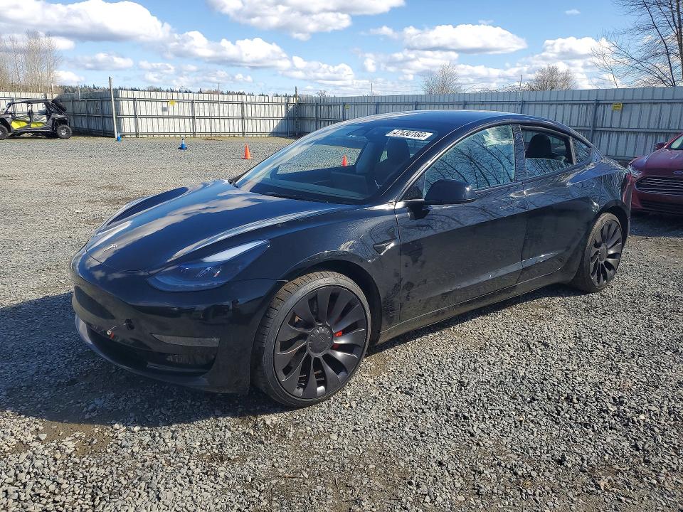 47430166 :رقم المزاد ، 5YJ3E1EC2PF709497 vin ، 2023 Tesla Model 3 مزاد بيع