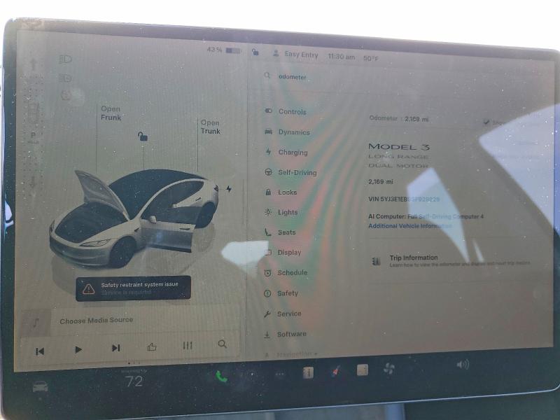 46472106 :رقم المزاد ، 5YJ3E1EB9SF929929 vin ، 2025 Tesla Model 3 مزاد بيع