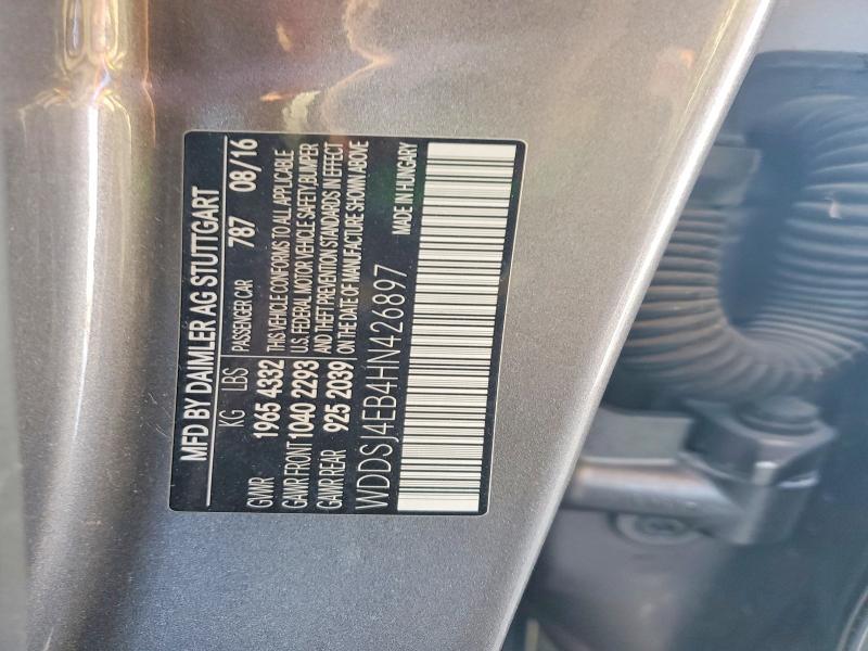 Продаж на аукціоні авто 2017 Mercedes-benz Cla, vin: WDDSJ4EB4HN426897, номер лоту: 79767115