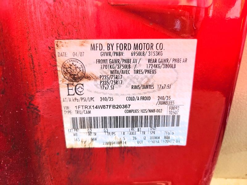 Продаж на аукціоні авто 2007 Ford F150, vin: 1FTRX14W87FB20367, номер лоту: 79980085