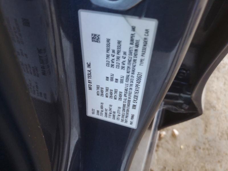Aukcja sprzedaży 2023 Tesla Model 3, vin: 5YJ3E1EA1PF406631, numer aukcji: 79494095