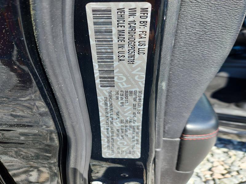 46830166 :رقم المزاد ، 1C4RDHDG2PC576781 vin ، 2023 Dodge Durango مزاد بيع