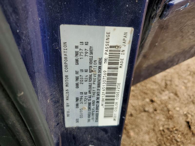 Aukcja sprzedaży 2005 Mazda 3, vin: JM1BK12F651307569, numer aukcji: 41929486