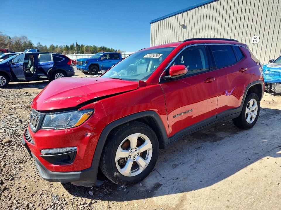 Продажа на аукционе авто 2020 Jeep Compass, vin: 3C4NJDBB7LT145486, номер лота: 45609296