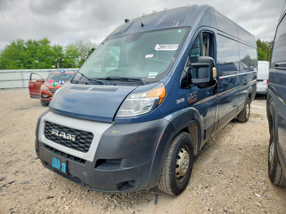 Продажа на аукционе авто 2021 Ram Promaster 3500, vin: 3C6MRVJG3ME586293, номер лота: 47230306