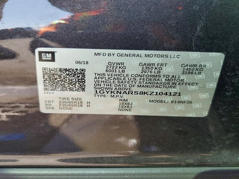 Продаж на аукціоні авто 2019 Cadillac Xt5, vin: 1GYKNARS8KZ104121, номер лоту: 45689646