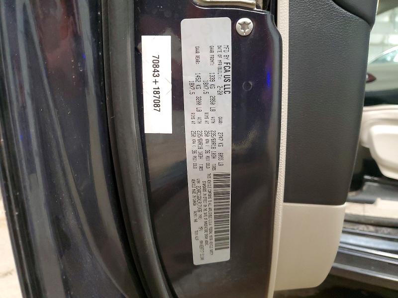 2020 Chrysler Pacifica მანქანა იყიდება აუქციონზე, vin: 2C4RC1GGXLR171436, აუქციონის ნომერი: 45810266