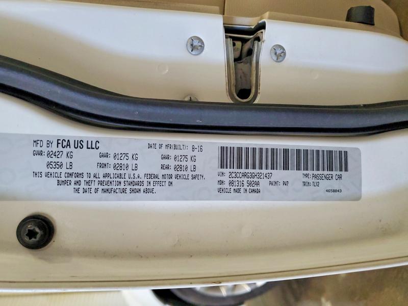 Продажа на аукционе авто 2016 Chrysler 300, vin: 2C3CCARG3GH321437, номер лота: 48016246