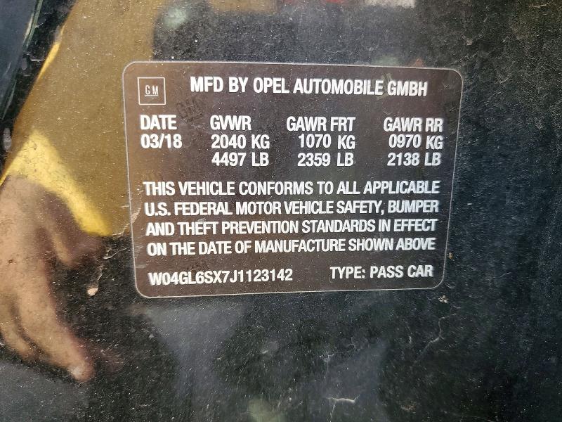 Aukcja sprzedaży 2018 Buick Regal, vin: W04GL6SX7J1123142, numer aukcji: 48159976