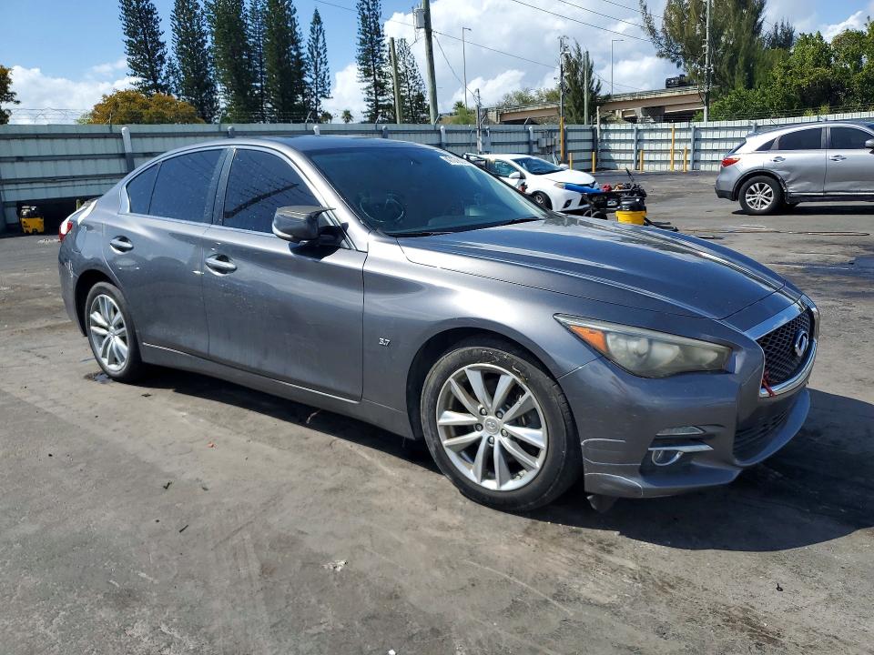 2015 Infiniti Q50 მანქანა იყიდება აუქციონზე, vin: JN1BV7ARXFM399505, აუქციონის ნომერი: 47078076