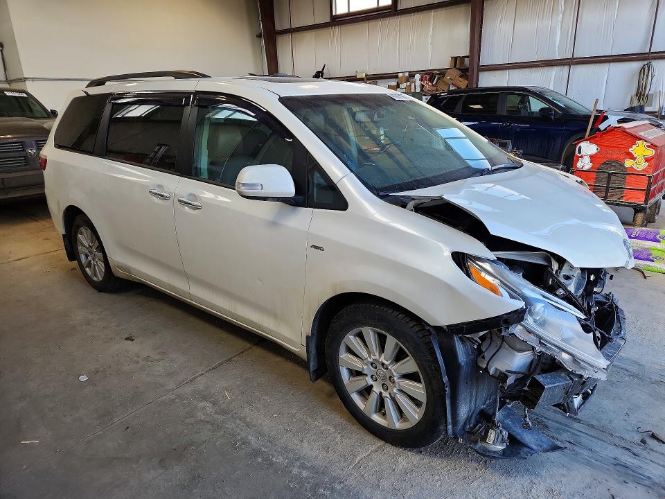 2017 Toyota Sienna მანქანა იყიდება აუქციონზე, vin: 5TDDZ3DC7HS174220, აუქციონის ნომერი: 41907186