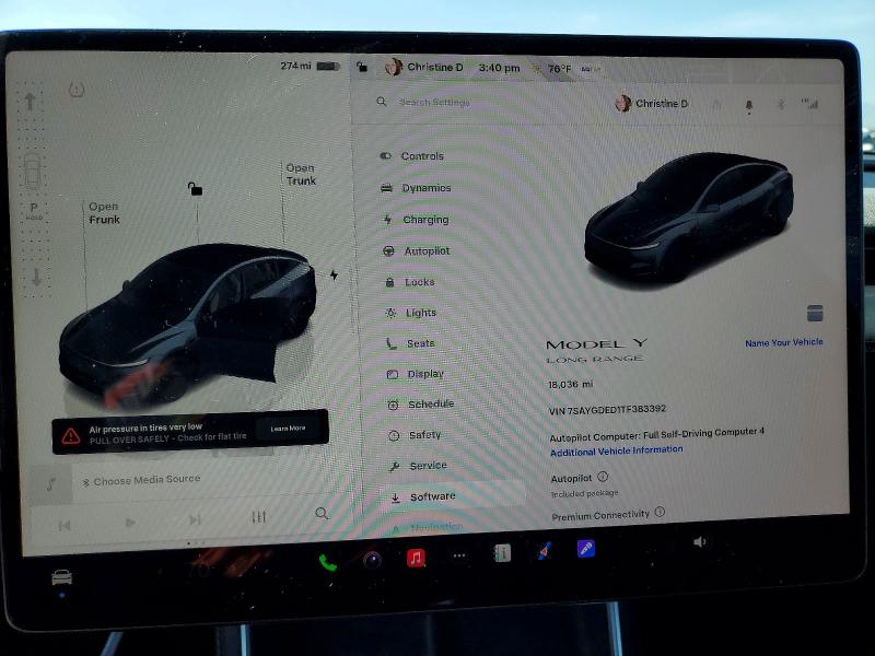 Продажа на аукционе авто 2026 Tesla Model Y, vin: 7SAYGDED1TF383392, номер лота: 45822196
