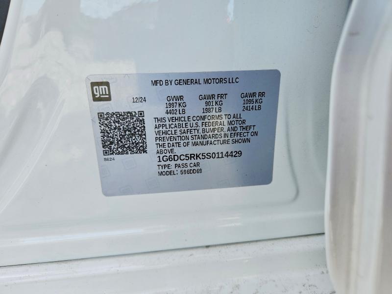Продаж на аукціоні авто 2025 Cadillac Ct4, vin: 1G6DC5RK5S0114429, номер лоту: 46749486