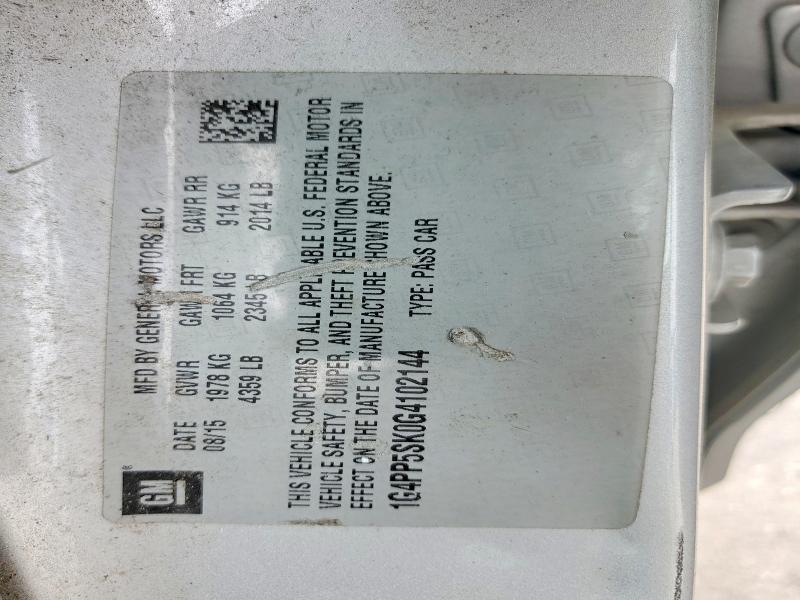 Aukcja sprzedaży 2016 Buick Verano, vin: 1G4PP5SK0G4102144, numer aukcji: 48070086