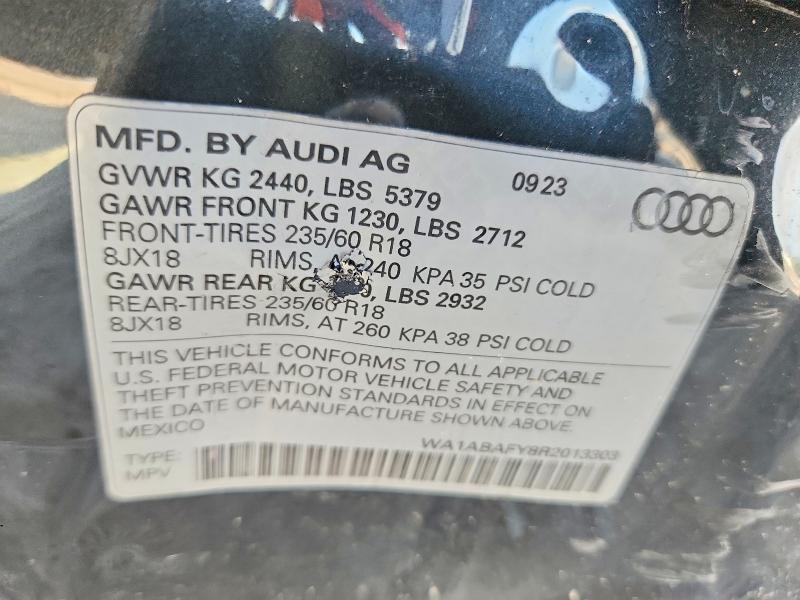 Продаж на аукціоні авто 2024 Audi Q5, vin: WA1ABAFY8R2013303, номер лоту: 48074126