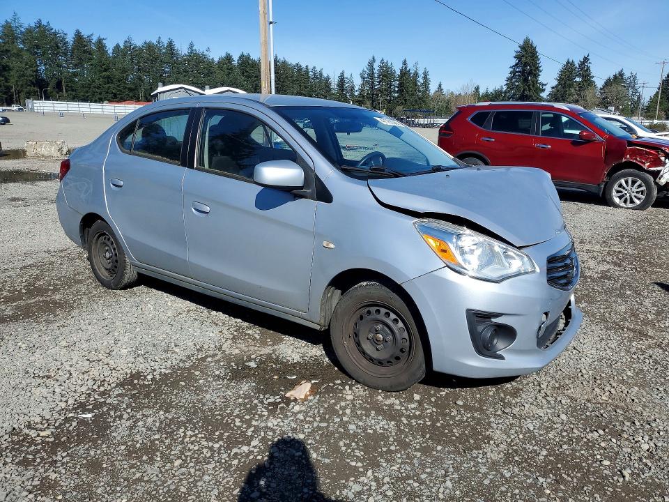 2019 Mitsubishi Mirage მანქანა იყიდება აუქციონზე, vin: ML32F3FJXKHF15316, აუქციონის ნომერი: 47763566