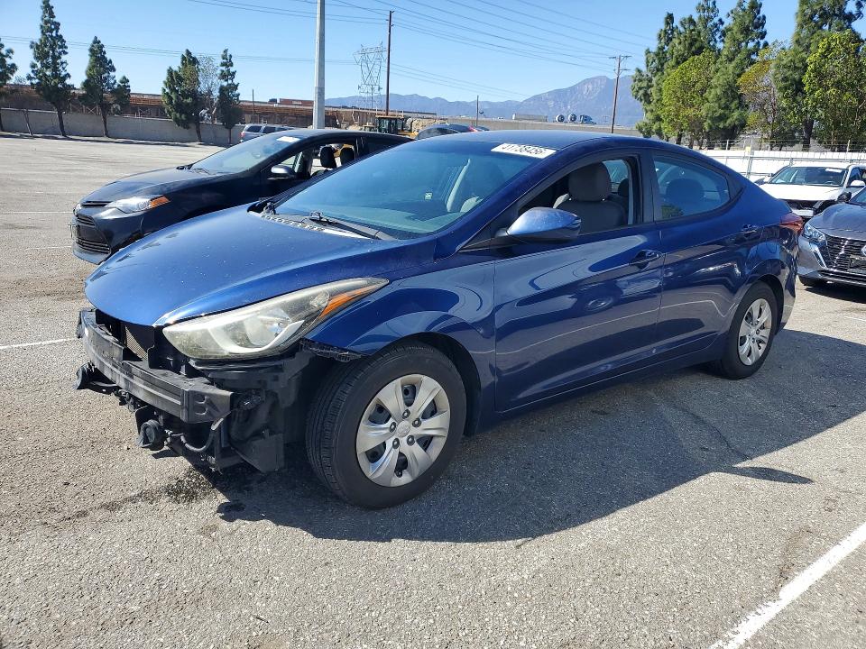 2016 Hyundai Elantra მანქანა იყიდება აუქციონზე, vin: 5NPDH4AE9GH664399, აუქციონის ნომერი: 41738456