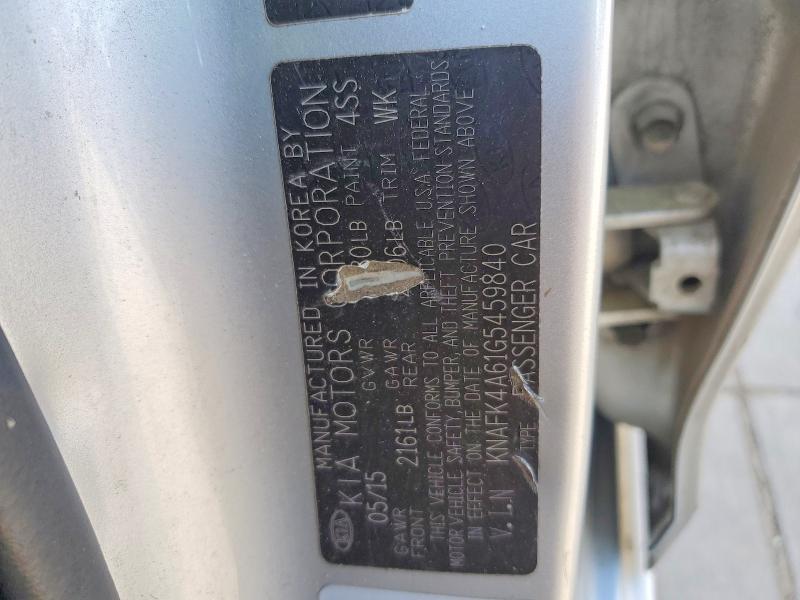 Aukcja sprzedaży 2016 Kia Forte, vin: KNAFK4A61G5459840, numer aukcji: 46761596