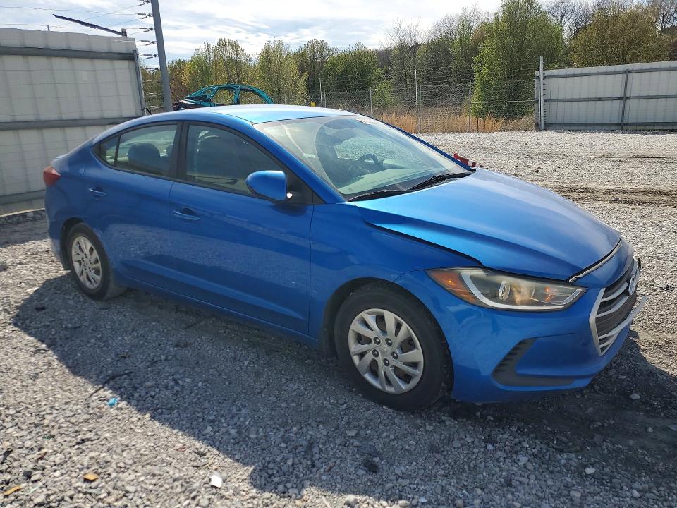 2017 Hyundai Elantra მანქანა იყიდება აუქციონზე, vin: KMHD74LFXHU424712, აუქციონის ნომერი: 47222836
