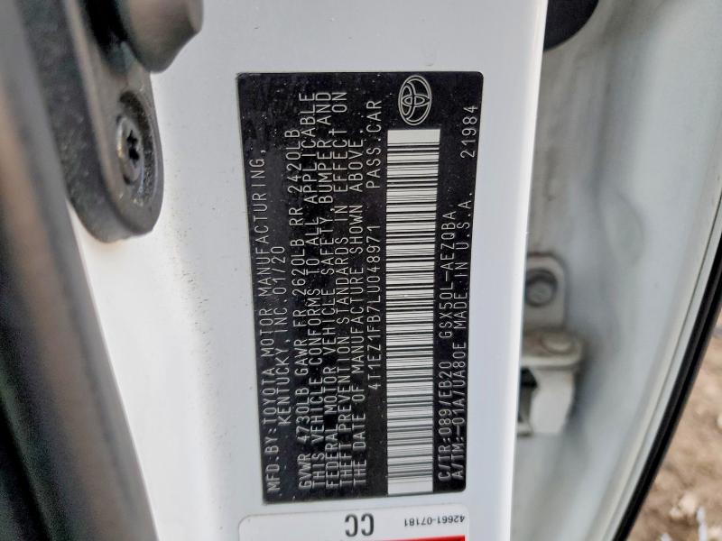 Продаж на аукціоні авто 2020 Toyota Avalon, vin: 4T1EZ1FB7LU048971, номер лоту: 47739986