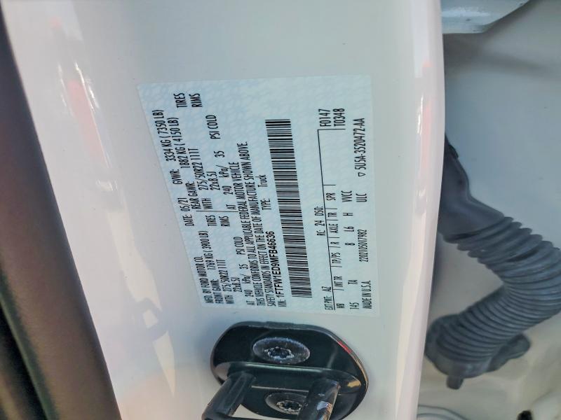 Aukcja sprzedaży 2021 Ford F150, vin: 1FTFW1ED9MFB46636, numer aukcji: 46334386