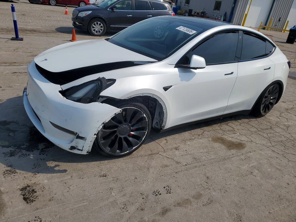 Продаж на аукціоні авто 2022 Tesla Model Y, vin: 7SAYGDEF8NF539058, номер лоту: 47125806