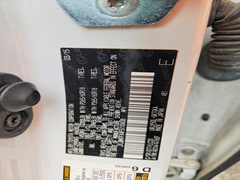 2015 Lexus Gx 460 მანქანა იყიდება აუქციონზე, vin: JTJBM7FX4F5110438, აუქციონის ნომერი: 45656536