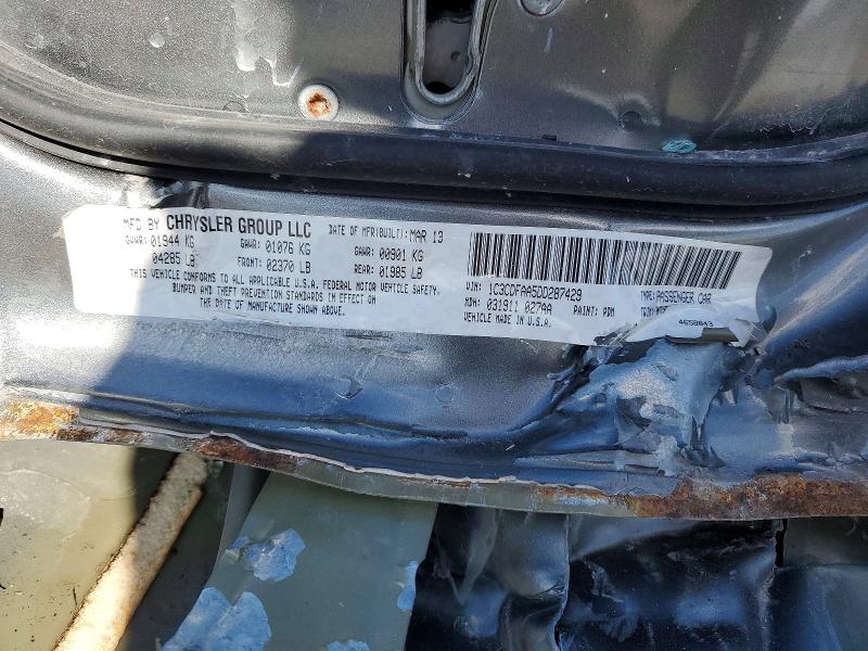 46389546 :رقم المزاد ، 1C3CDFAA5DD287429 vin ، 2013 Dodge Dart مزاد بيع