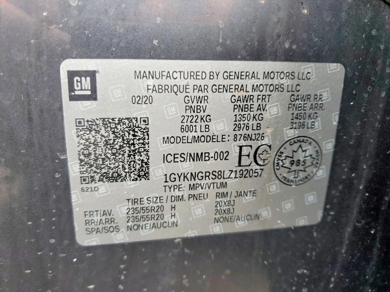 Продаж на аукціоні авто 2020 Cadillac Xt5, vin: 1GYKNGRS8LZ192057, номер лоту: 79704755