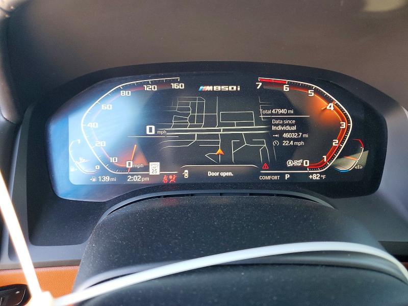Продаж на аукціоні авто 2021 Bmw M850xi, vin: WBAGV8C00MCF83216, номер лоту: 79670985