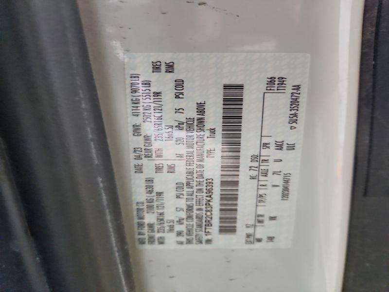 Продаж на аукціоні авто 2023 Ford Transit, vin: 1FTBR2C83PKA96393, номер лоту: 46298716