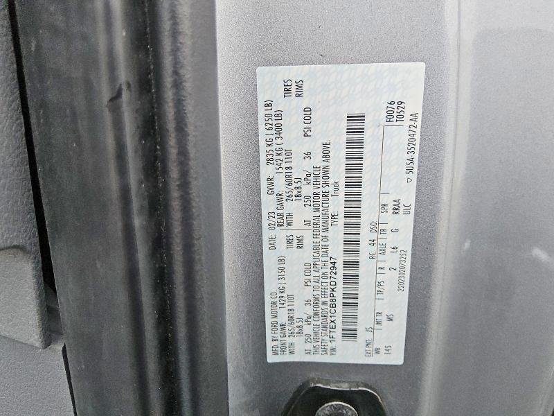 Aukcja sprzedaży 2023 Ford F150, vin: 1FTEX1CB8PKD72947, numer aukcji: 79919895
