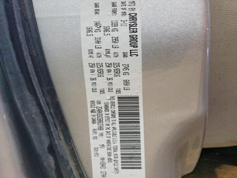 Продаж на аукціоні авто 2011 Dodge Grand Caravan, vin: 2D4RN3DG5BR637088, номер лоту: 45522236