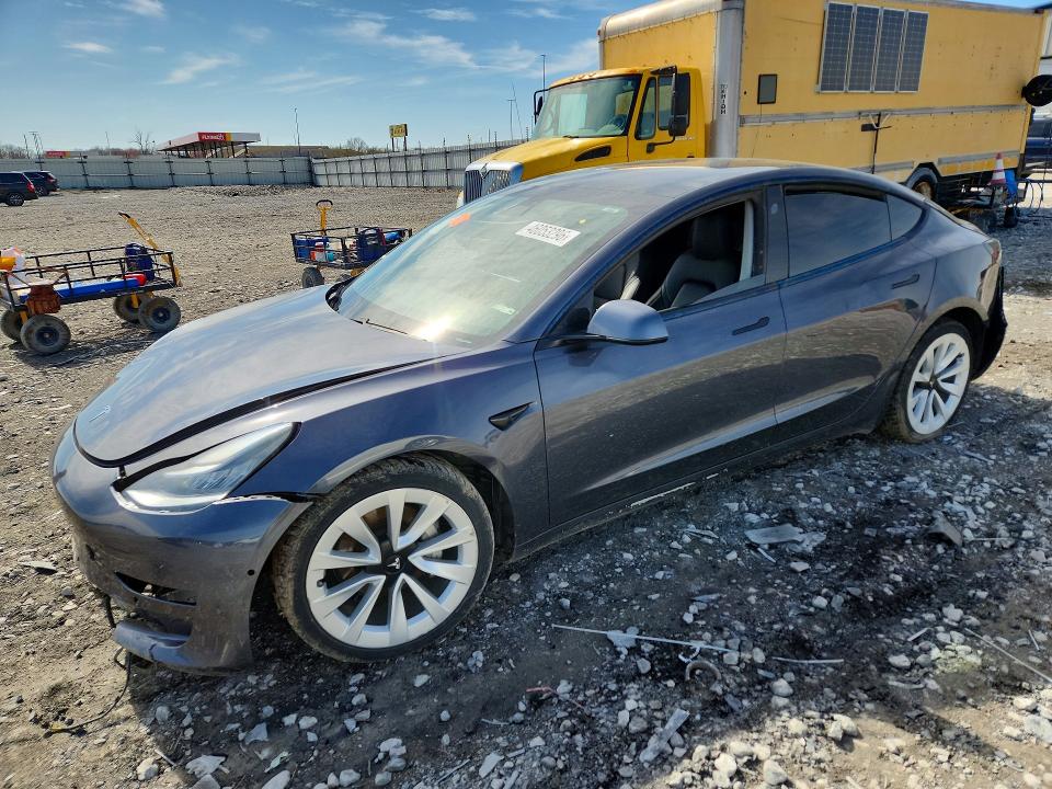 46053296 :رقم المزاد ، 5YJ3E1EB8MF859617 vin ، 2021 Tesla Model 3 مزاد بيع