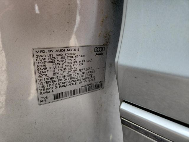Продажа на аукционе авто 2013 Audi Q7, vin: WA1LGAFE5DD016091, номер лота: 45754056