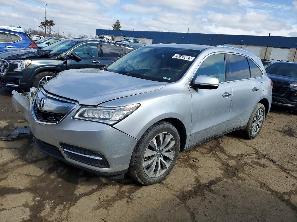 2015 Acura Mdx მანქანა იყიდება აუქციონზე, vin: 5FRYD4H48FB022875, აუქციონის ნომერი: 47075616