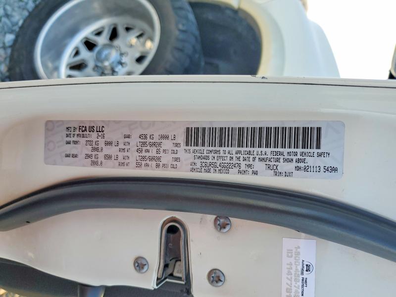 2016 Ram 2500 მანქანა იყიდება აუქციონზე, vin: 3C6UR5GL4GG222476, აუქციონის ნომერი: 41879836