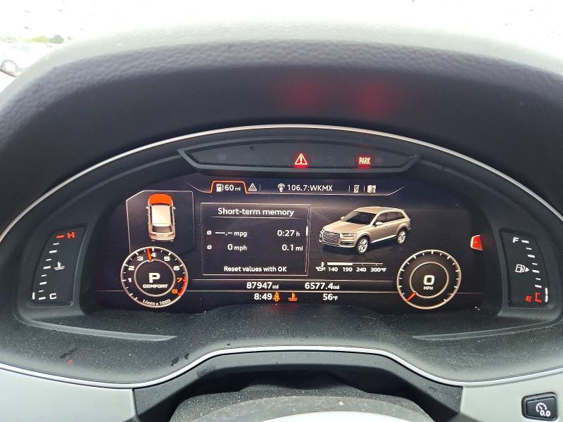 Aukcja sprzedaży 2019 Audi Q7, vin: WA1LHAF74KD020421, numer aukcji: 45742546