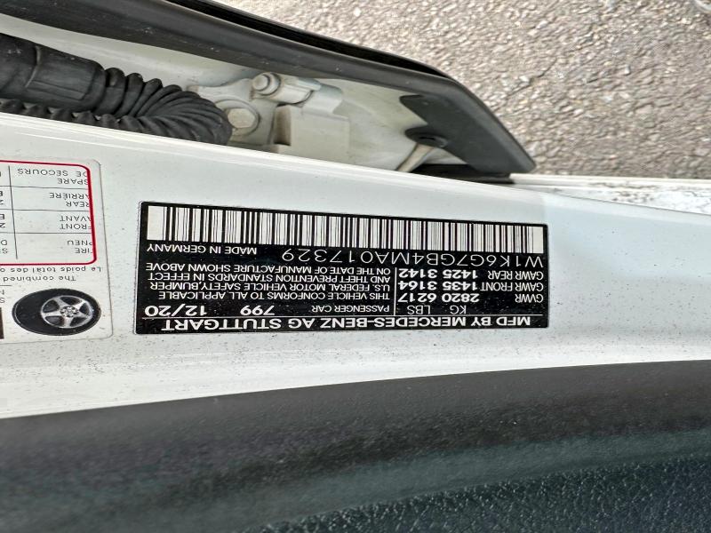 Aukcja sprzedaży 2021 Mercedes-benz S, vin: W1K6G7GB4MA017329, numer aukcji: 77337115