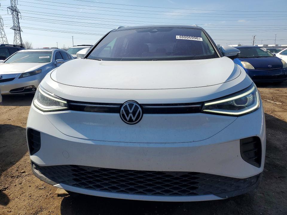 2021 Volkswagen Id.4 მანქანა იყიდება აუქციონზე, vin: WVGUNPE23MP063544, აუქციონის ნომერი: 48006996