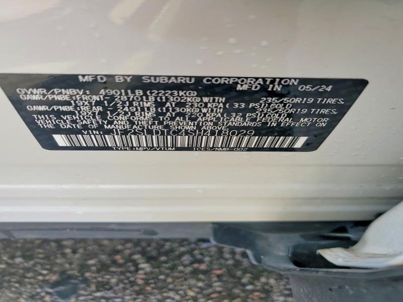 Продаж на аукціоні авто 2025 Subaru Forester, vin: JF2SLDTC4SH418029, номер лоту: 79678645