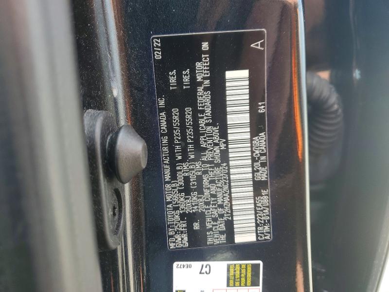 2022 Lexus Rx 350 მანქანა იყიდება აუქციონზე, vin: 2T2HZMAA2NC237024, აუქციონის ნომერი: 47568866