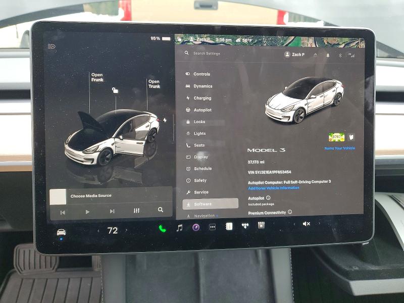 Продажа на аукционе авто 2023 Tesla Model 3, vin: 5YJ3E1EA1PF653454, номер лота: 46929776