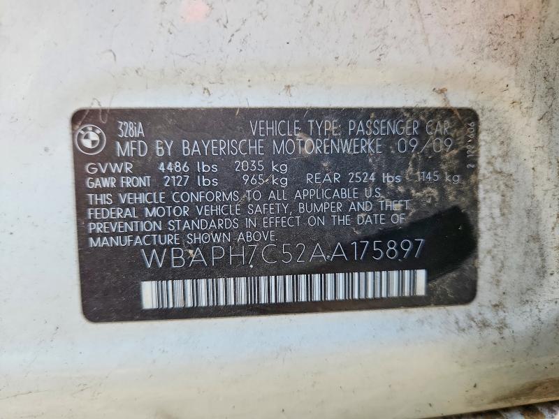 Продаж на аукціоні авто 2010 Bmw 328, vin: WBAPH7C52AA175897, номер лоту: 41653206