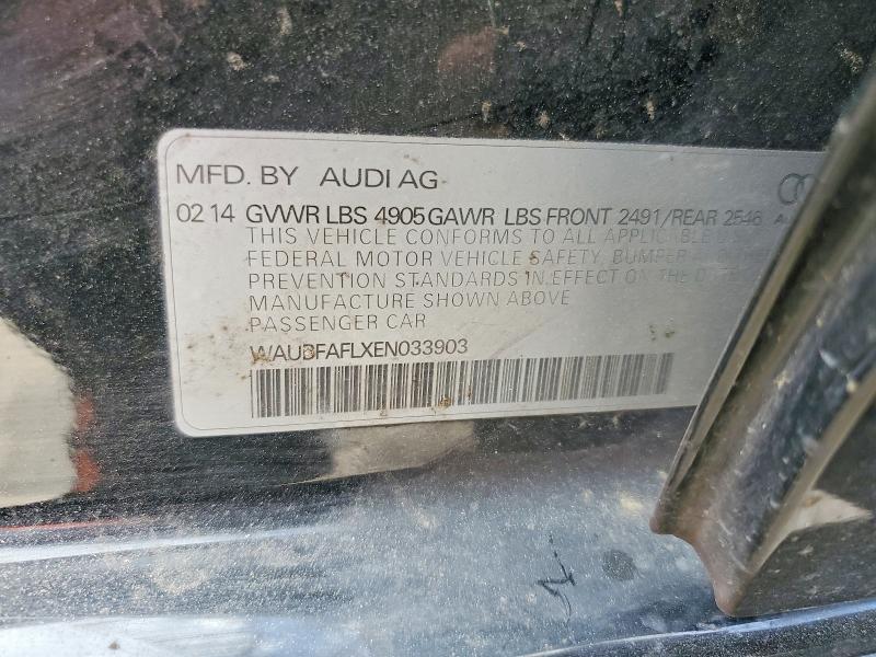 41813466 :رقم المزاد ، WAUBFAFLXEN033903 vin ، 2014 Audi A4 مزاد بيع