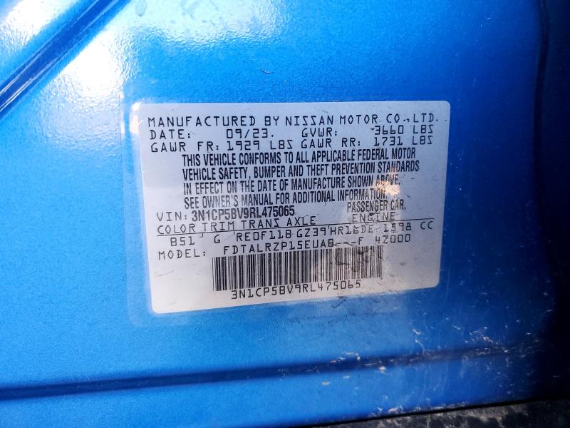Продаж на аукціоні авто 2024 Nissan Kicks, vin: 3N1CP5BV9RL475065, номер лоту: 41870876