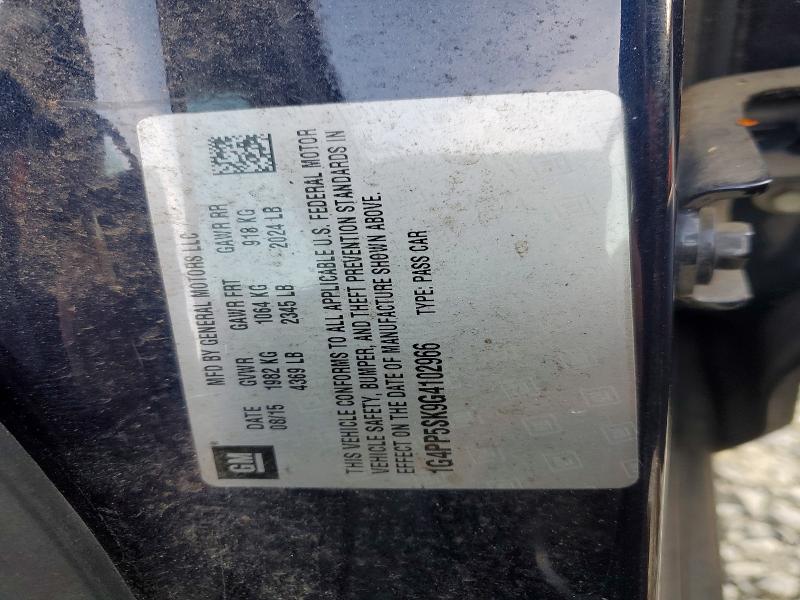 46557206 :رقم المزاد ، 1G4PP5SK9G4102966 vin ، 2016 Buick Verano مزاد بيع