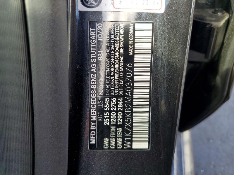 Продаж на аукціоні авто 2021 Mercedes-benz Amg Gt, vin: W1K7X5KB2MA037076, номер лоту: 41966556
