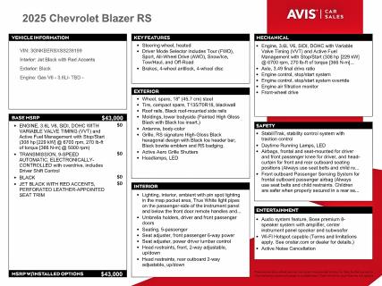 Продаж на аукціоні авто 2025 Chevrolet Blazer, vin: 3GNKBERSXSS238199, номер лоту: 46464506