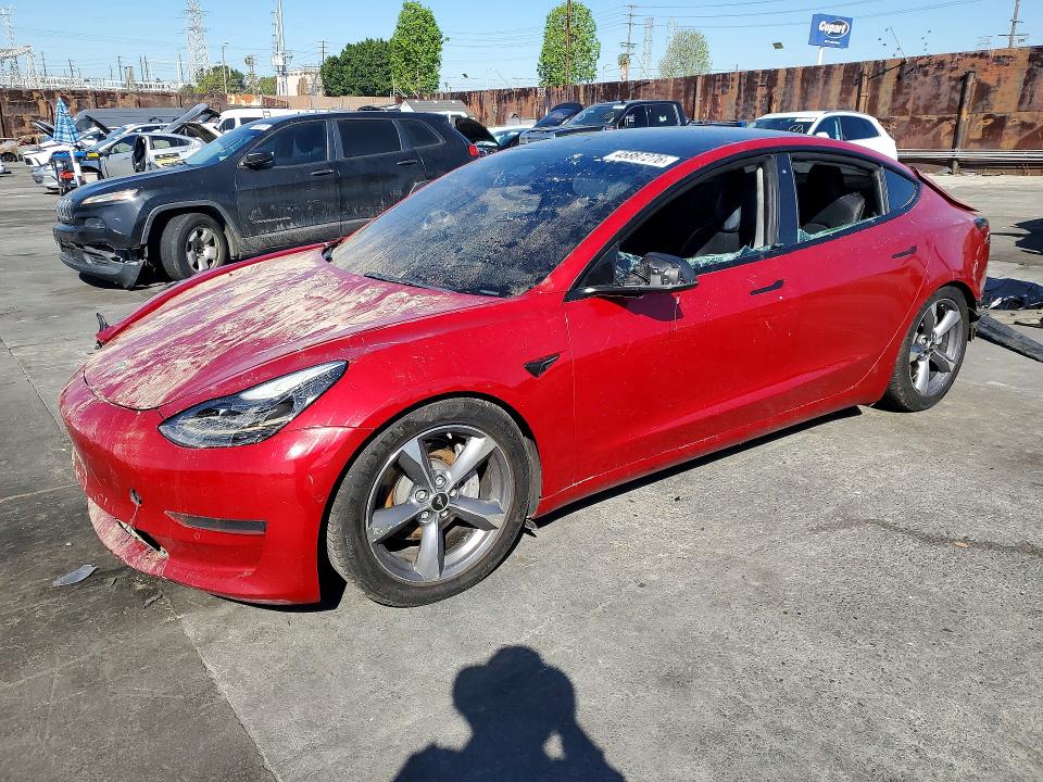 2022 Tesla Model 3 მანქანა იყიდება აუქციონზე, vin: 5YJ3E1EA7NF142764, აუქციონის ნომერი: 45887276